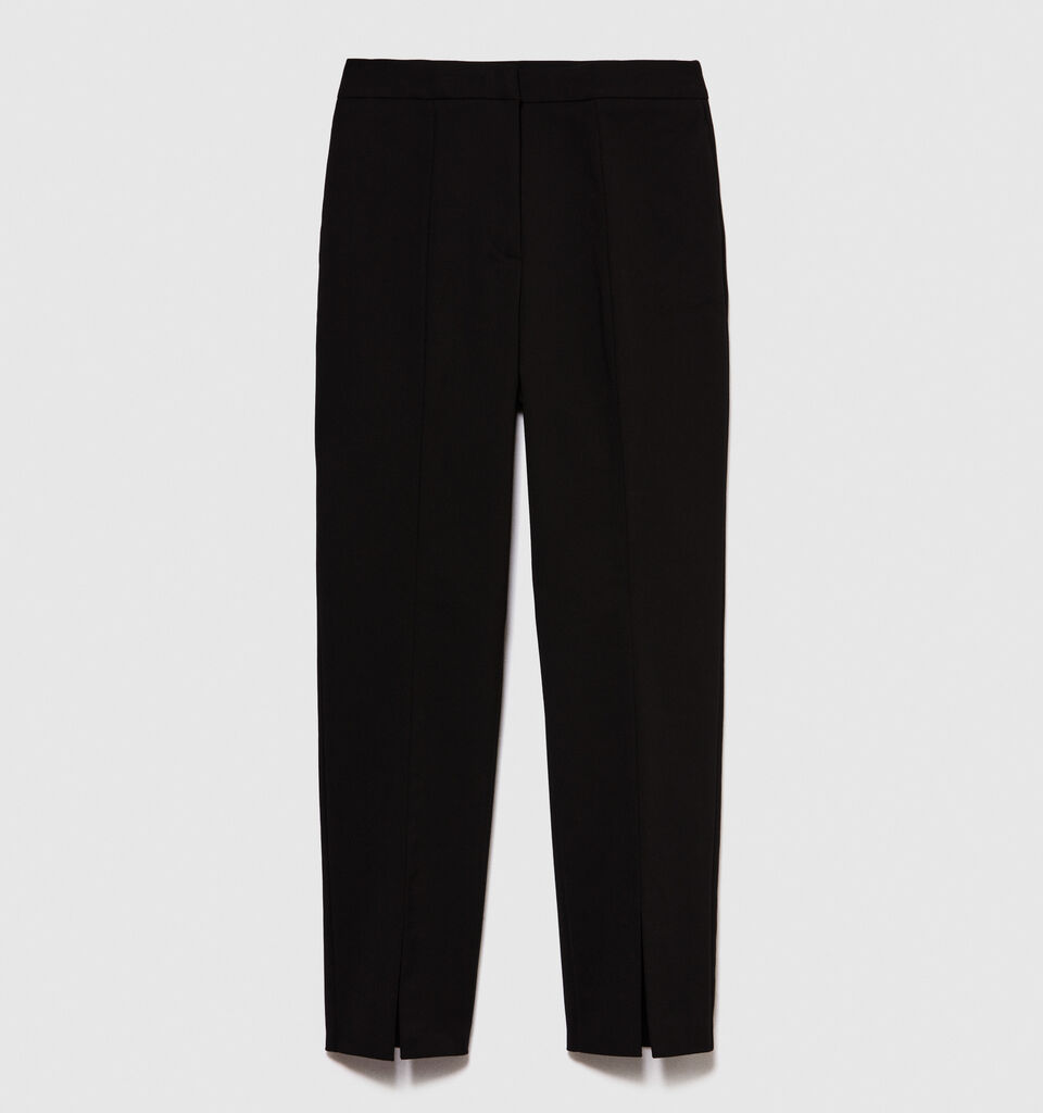 Cigarette trousers - women's skinny fit trousers - Black | Sisley image number 6